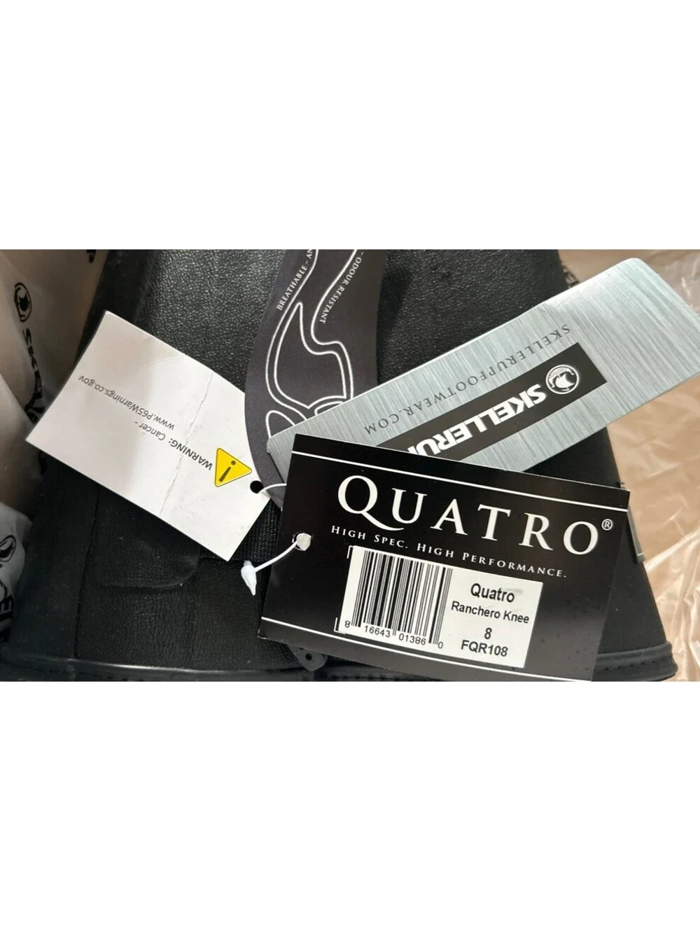 Skellerup Quatro Ranchero Knee Boots New w/Box SZ 8 Equine Farm Muck Boots